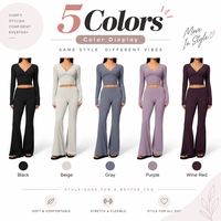 Ensemble de fitness GM, nouveau design, doux et crémeux, taille haute, séchage rapide, pour course en extérieur, tenue décontractée performante, ensemble de yoga