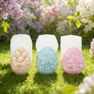 Molde <span class=keywords><strong>de</strong></span> silicona <span class=keywords><strong>de</strong></span> huevo <span class=keywords><strong>de</strong></span> Pascua para velas aromáticas <span class=keywords><strong>de</strong></span> conejo DIY, decoración <span class=keywords><strong>de</strong></span> yeso, adorno/regalo, molde <span class=keywords><strong>de</strong></span> silicona para hacer jabón artesanal - Product Image 4