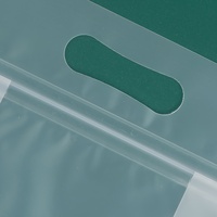 Sacs de conservation alimentaire transparents réutilisables en plastique de haute qualité avec fermeture éclair et poignée découpée pour collations, bonbons et haricots