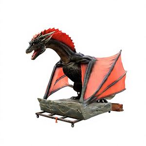 SGWD04 - Modelo de Dragón Animatrónico Mecánico de Simulación Realista, para Uso en Interiores y Exteriores, Parques de Aventuras, Centros Comerciales, Jardines - Product Image 1