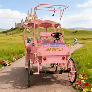 Carrosse de mariage électrique en fer forgé, en forme d'étoile et de citrouille, style Cendrillon, pour décor de scène de jardin - Product Image 4