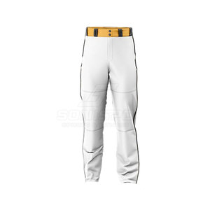Uniforme de baseball sur mesure 2024 pour hommes, style unique, maillot et short imprimés, manches courtes, 100 % polyester - Product Image 5