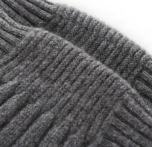 100%カシミヤ製膝サポーター 男女兼用 厚手 冬用 暖かい カスタム 無地 ニット 純カシミヤ製膝サポーター 卸売工場 - Product Image 2