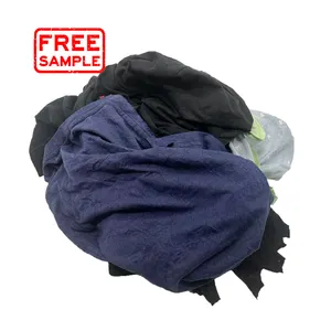 Textile Waste Mixed Sell Cotton Rags Cutting Used Clothing Cotton Printed Dark Clean Rag Industrial Cleaning Machine Rags