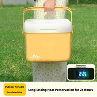 Glacière Grande Capacité Portable Isotherme pour Camping, Restauration, Vendeurs Ambulants et Stockage Alimentaire Froid