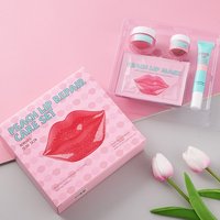 Masque en tissu hydratant et réparateur bio pour la nuit, kit de soins nourrissants pour les yeux, le visage et les lèvres, marque privée