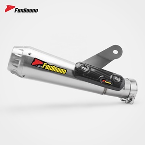 Sistema de Escape <span class=keywords><strong>para</strong></span> Motocicleta Forsound, Precio de Fábrica al por Mayor, Silenciador de Carreras <span class=keywords><strong>para</strong></span> <span class=keywords><strong>BMW</strong></span> S1000rr, Tubo de Acero Inoxidable con Corte Corona <span class=keywords><strong>para</strong></span> MotoGP - Product Image 4