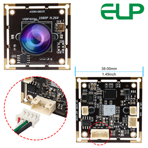 Elp 2MP góc rộng <span class=keywords><strong>PC</strong></span> Webcam ống kính 170 độ 1920x1080p H.264 30fps <span class=keywords><strong>USB</strong></span> Mini <span class=keywords><strong>Camera</strong></span> với microphone <span class=keywords><strong>UVC</strong></span> cắm chơi - Product Image 6