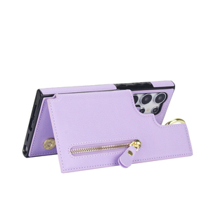 Étui portefeuille en cuir PU Grain de litchi de luxe pour Samsung Galaxy S24 Ultra S23 Ultra S22 Plus S21 S20 FE étui à rabat magnétique - Product Image 6