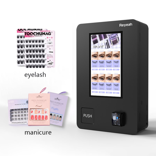 Wall Mounted Nail Art Vending Machine Make up Cosmetic Vending Machine for Beauty Products