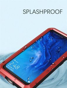 Ốp Lưng Love Mei Mạnh Mẽ Cho Huawei P10 Lite Kính Giáp Kim Loại Vỏ Silicon + Kim Loại + Kính Cường Lực - Product Image 2