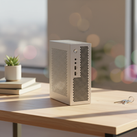 Boîtier d'ordinateur Mini ITX 1U de haute qualité, haute efficacité, prend en charge l'alimentation 1U et la carte mère Mini ITX