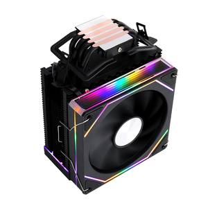 Ventilador de CPU QiuzAim de 12.ª Generación con 4/6 Tubos de Calor, Compatible con <span class=keywords><strong>I5</strong></span>/2011, AM4/1200, con Cubierta, Disipador de Calor de 120 mm, Luminoso, B85, Refrigeración por Aire, 1156/X99 - Product Image 3