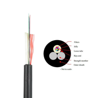 Kabel Serat Optik G652D 24 48 96 144 Core, Kabel Serat Optik ADSS Outdoor Aerial 100 200 500m Span, Kabel Serat Optik AS80 12 Core 4km Roll