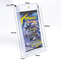 Étui pour cartes TCG en plastique haute transparence et dureté, pack booster, porte-cartes magnétique One Touch