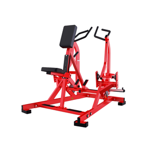 Máquina de remo sentado de tipo dividido con carga de placas de acero de grado comercial, equipo de gimnasio de alta resistencia, directo de fábrica, para entrenamiento de espalda y pecho - Product Image 1