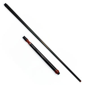 Queue de billard de saut professionnelle Smart Cue en fibre de carbone intégrale, avec prise lisse, joint rapide Uniloc et pointe de 13,5 mm - Product Image 1