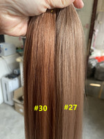 Extension de cheveux en fibre douce de qualité supérieure naturelle droite soyeuse au crochet en vrac 24 30 pouces sensation de cheveux humains