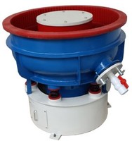 Machine de finition vibratoire en acier inoxydable, forme de bol, surface métallique, ébavurage, polissage par vibration, vibreur
