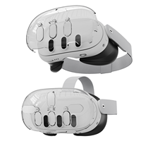 Carcasa Protectora Universal Transparente para Auriculares, Protector de Pantalla de Privacidad, Cubierta Antipolvo, 3 Colores para Controladores de Juegos Joystick