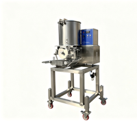 Presse à hamburgers automatique professionnelle en acier inoxydable 304, équipement de formage de galettes CXJ100