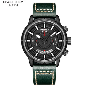 <span class=keywords><strong>OVERFLY</strong></span> ฉลากส่วนตัวนาฬิกาโครโนกราฟผู้ชายนาฬิกาที่มีคุณภาพสูงนาฬิกาควอตซ์ - Product Image 3