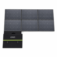 Panneau solaire monocristallin pliable 600W, 6 panneaux, étanche, écologique, léger, kit de chargeur solaire portable, sac de transport