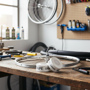 Nastro per Cerchioni Bici in Cotone Deluxe, Adesivo ad Alta Resistenza, Valvole Schrader, Resistente al Calore e alla Pressione, Striscia per Ruote di Grandi Dimensioni - Product Image 3