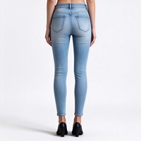 Jeans en gros coupe fuselée, ajustés, vintage, en denim délavé, avec braguette zippée, décontractés, classiques, en denim épais pour un style urbain