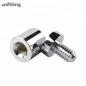 抛光铬19x19mm毫米铝制标志支架<span class=keywords><strong>CA</strong></span>-1919-CP广告设备，带偏移固定 - Product Image 2