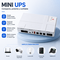 QIXIN Mini DC UPS 10400mAh Cadangan Daya Darurat untuk Router WIFI dengan Baterai Lithium Multifungsi