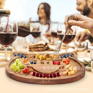 Bandeja de madera Shinb para gatos, 12x10 pulgadas, bandeja decorativa de madera maciza para servir, para uso en el hogar, sala de estar o fiestas. - Product Image 5