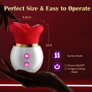 Vibrador <span class=keywords><strong>de</strong></span> Punto G con Succión <span class=keywords><strong>de</strong></span> Labios Rojos XLN, <span class=keywords><strong>el</strong></span> Más Vendido, Realmente Suave, 10 Frecuencias, Recargable por USB, Resistente al Agua IPX7 - Product Image 6