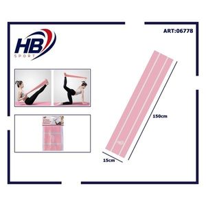 Bandes de résistance en TPE bicolores 70G rose 1500*150*0.35MM - Product Image 1