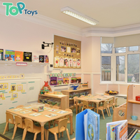 Meubles de classe préscolaire en bois écologiques modernes de qualité supérieure, tables, chaises et armoires Montessori pour les garderies et les écoles maternelles