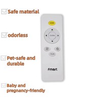 Control Remoto Inalámbrico de 9 Teclas con Logotipo Personalizado, Nuevo, 2.4G, con Código de Aprendizaje y Voz, Color Blanco, para Android TV Box y Shield TV, Pedidos al por Mayor