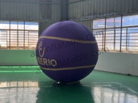 Ballon de basket gonflable géant avec logo personnalisé en PVC, ballon sportif gonflable pour la publicité et la décoration d'événements