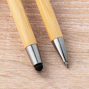 Juego de Bolígrafos Ecológicos de Bambú con Logotipo Personalizado, Tinta Multicolor, 2 Bolígrafos/Caja, Punta de 1.0 mm, Multifuncional - Product Image 4