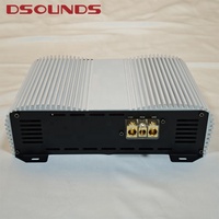 Amplificateur de voiture à panneau blanc, style brésilien, avec gamme complète et mini volume, amplificateur mono bloc pour l'audio de voiture