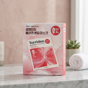 Masque visage en gel raffermissant au collagène à faible poids moléculaire Cellmazing de Torriden Korean Skincare, 45g, 4 feuilles, soin anti-âge. - Product Image 3