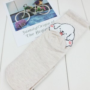 <span class=keywords><strong>Chaussettes</strong></span> en coton à motif chien <span class=keywords><strong>Corgi</strong></span> coréen mignon pour femme, motif animal de dessin animé amusant, respirantes, tricotées, pour l'automne, vente en gros - Product Image 5