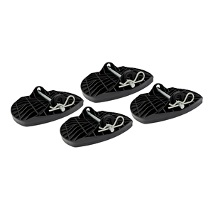 Accessoires de <span class=keywords><strong>caravane</strong></span> Plaques de support en plastique PP Caravan Foot Jack Pad 4pc Set - Product Image 1