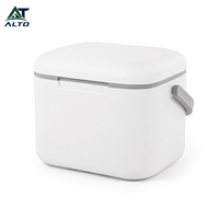 Glacière isotherme portable 16L en mousse PU, style chariot moderne, conservation de la glace 3 jours, pour le stockage thermique des aliments et des boissons à usage hospitalier