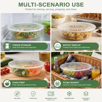 Non-Toxic Food-Safe Material Food Grade Polypropylene. Reusable BPA Free Lid. Meets Global Safety Standards Modern Design for