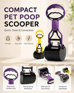 <span class=keywords><strong>Ramasse</strong></span>-crottes en plastique avec pince pour nettoyer les excréments de <span class=keywords><strong>chien</strong></span>, distributeur de sacs à crottes pour <span class=keywords><strong>chien</strong></span>, fournitures pour animaux domestiques - Product Image 5