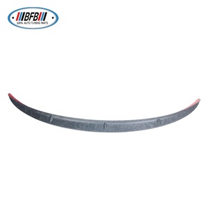 Aileron de coffre en fibre de carbone véritable pour Tesla <span class=keywords><strong>Model</strong></span> <span class=keywords><strong>3</strong></span> 2017 et plus, becquet arrière en carbone forgé mat - Product Image 5