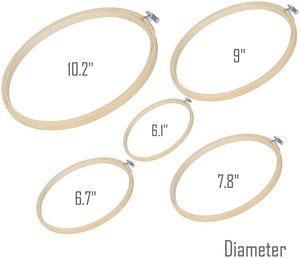 Kit de broderie pour adultes, fil à broder chinois de 100 couleurs, 5 cerceaux en bambou, tissu <span class=keywords><strong>Aida</strong></span>, outils de point de croix, kit de démarrage pour la broderie - Product Image 3