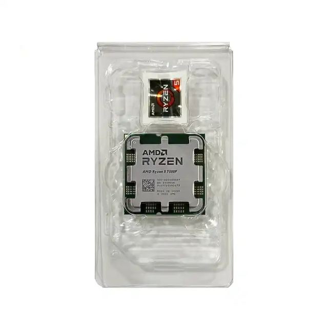AMD for Ryzen 5 7500F R5 7500F 6-Core 12-Thread CPU Processor 5NM L3=32M 100-000000597 Socket AM5 Cpu for Desktop Computer