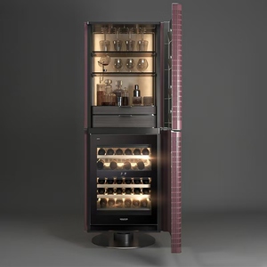 Portuguese Designer Furniture Cigar <b>Cabinet</b> Wine Villa Custom Luxury Interior Dining Room Freestanding Glass Door Sh-259 - Product Image 2
