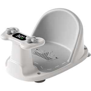 Siège de <span class=keywords><strong>bain</strong></span> pour bébé avec thermomètre TPE souple et ventouses en bas en forme de volant Siège de <span class=keywords><strong>bain</strong></span> pour bébé - Product Image 4